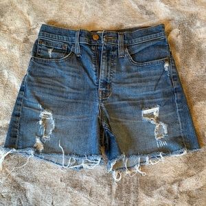 J. Crew Distressed Denim Shorts